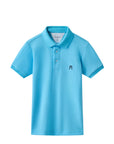 Cotton blue polo