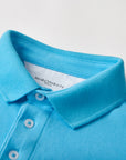 Cotton blue polo