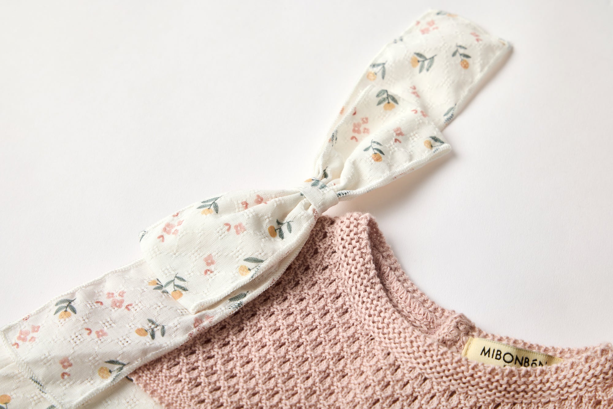 Baby Girl Floral Knitted and cotton Dress