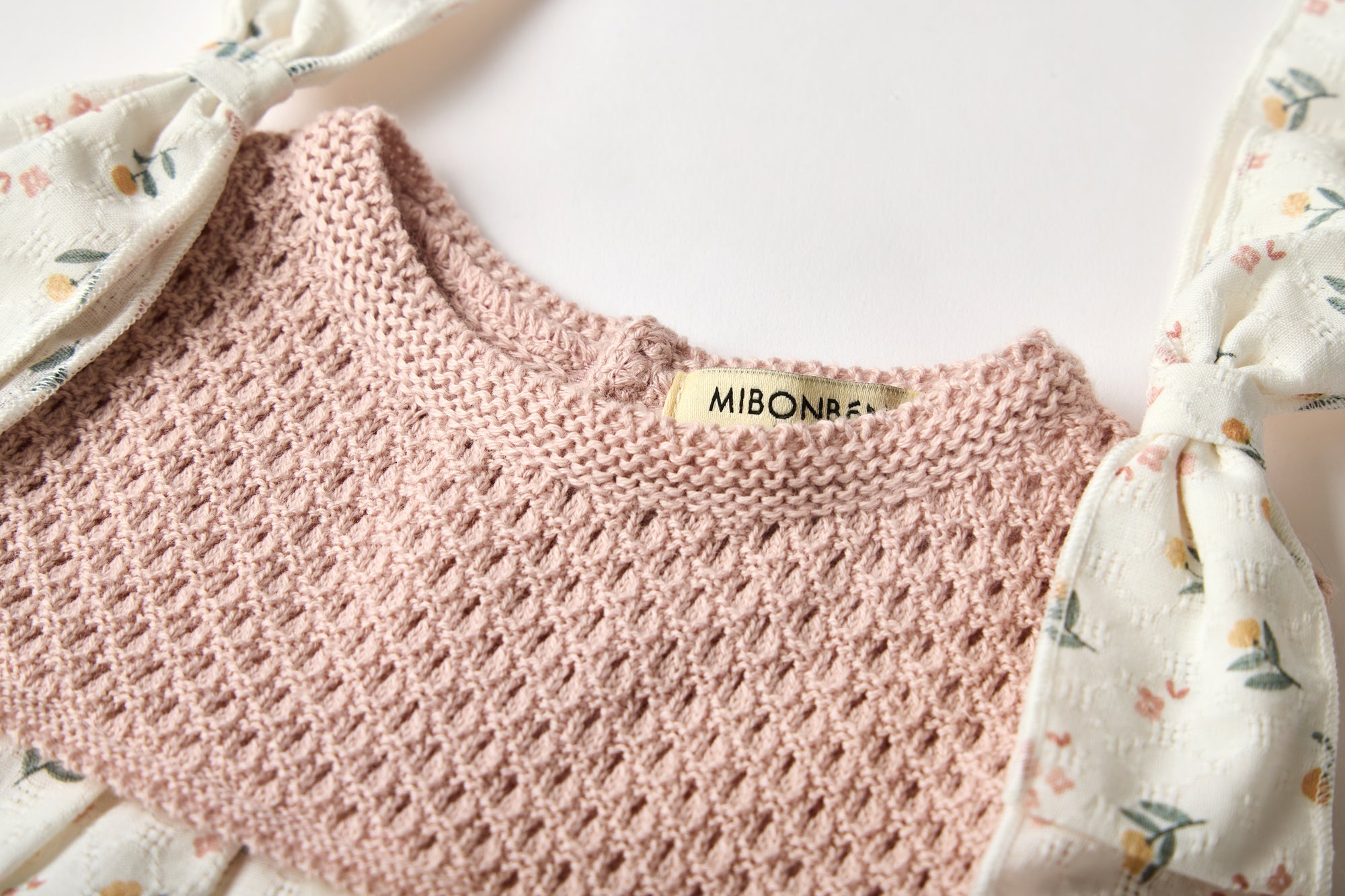 Baby Girl Floral Knitted and cotton Dress