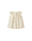 Baby Girls' Ivory Embroidered Dress with Bloomers