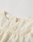 Baby Girls' Ivory Embroidered Dress with Bloomers