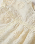 Baby Girls' Ivory Embroidered Dress with Bloomers