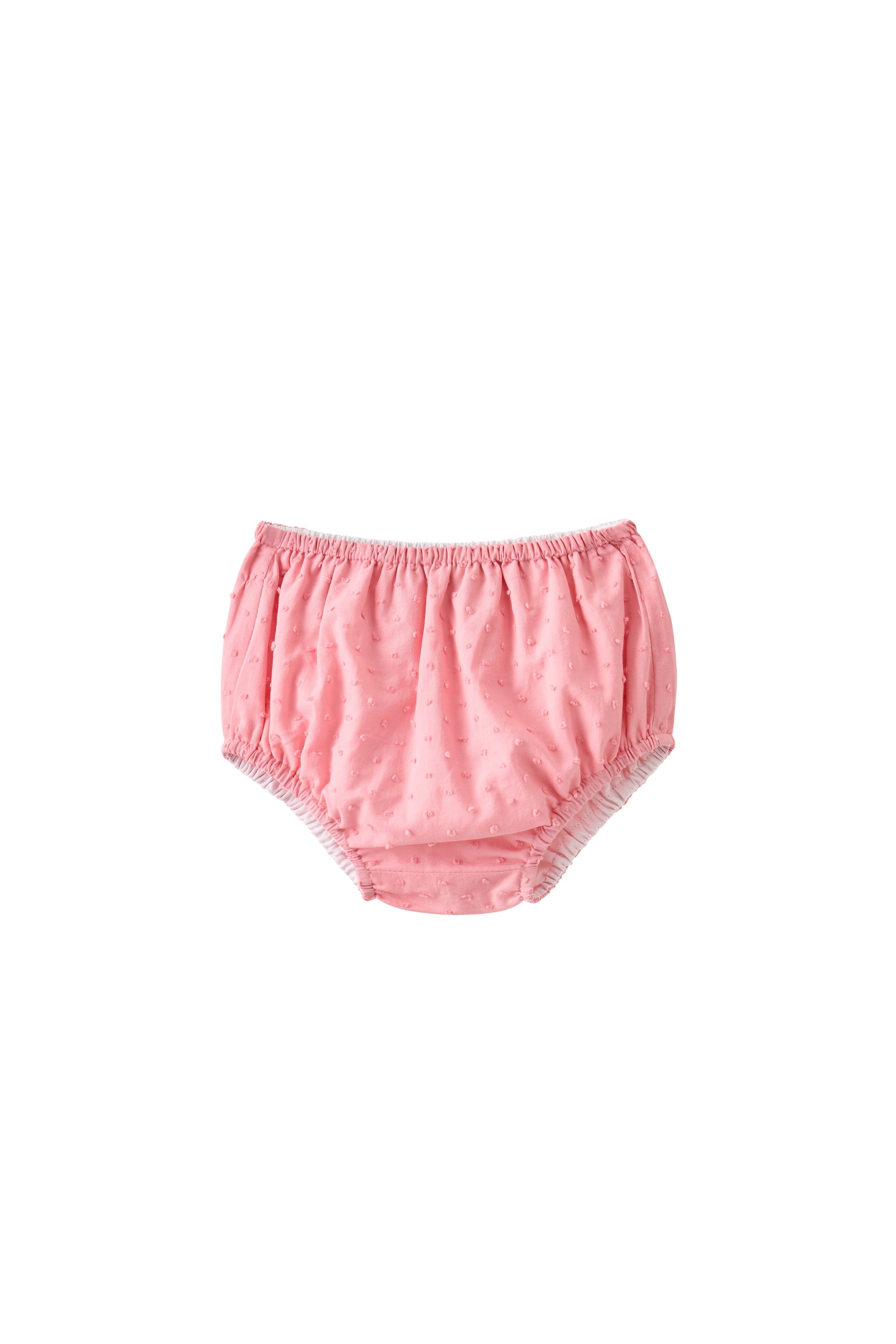 Pink Plumeti Dress with ruffles