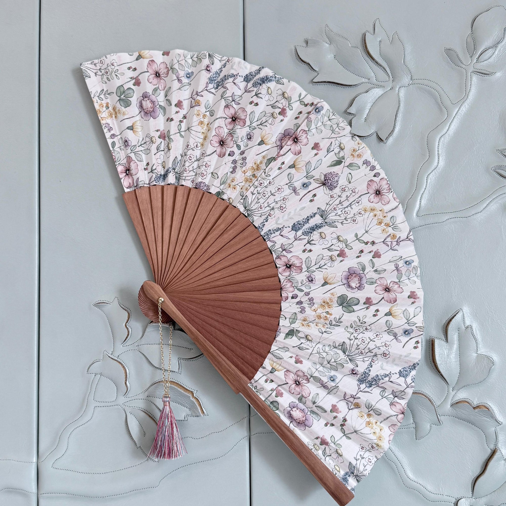 MIBONBON 西班牙印花棉布手工扇
