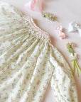 MIBONBON BUNNIES HANDSMOCKED BABY DRESS