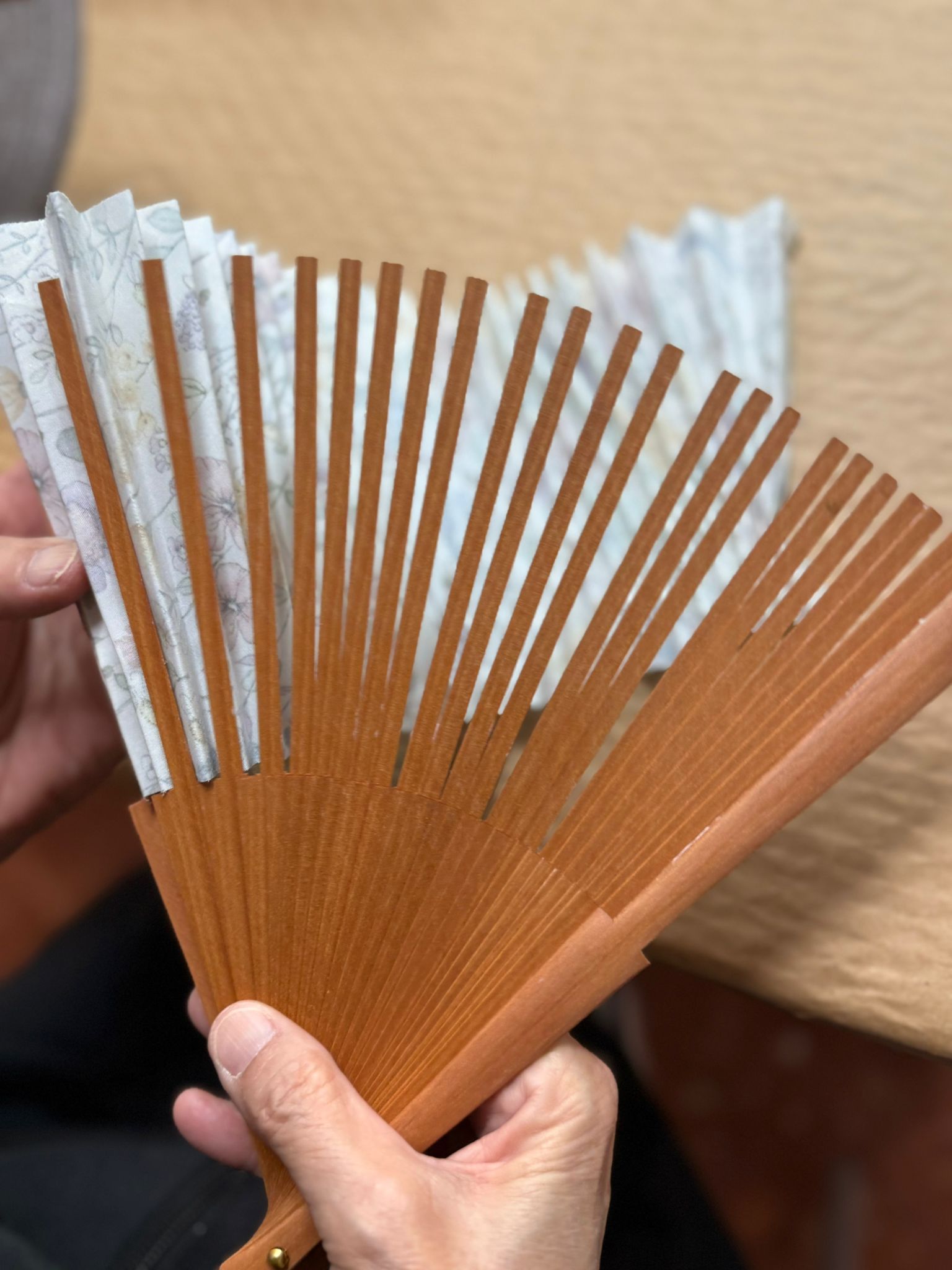 MIBONBON 西班牙印花棉布手工扇