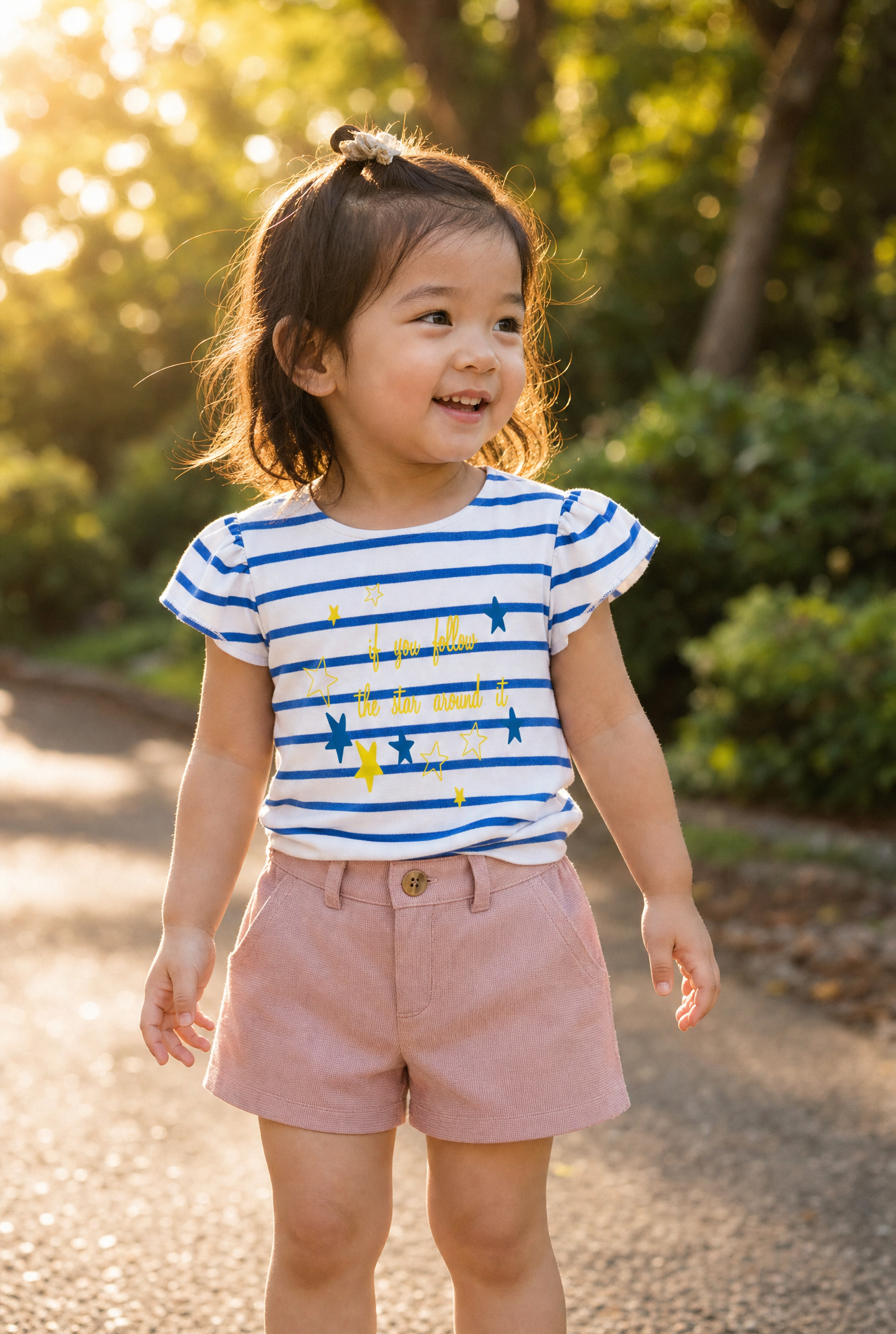 Pink shorts for girls