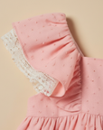 Flutter Sleeve Lace Detail