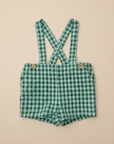 Gingham Suspender Shorts Product Image