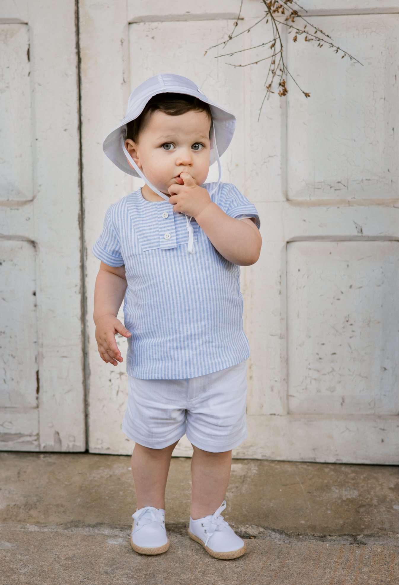 Short-sleeve shirt for baby boy