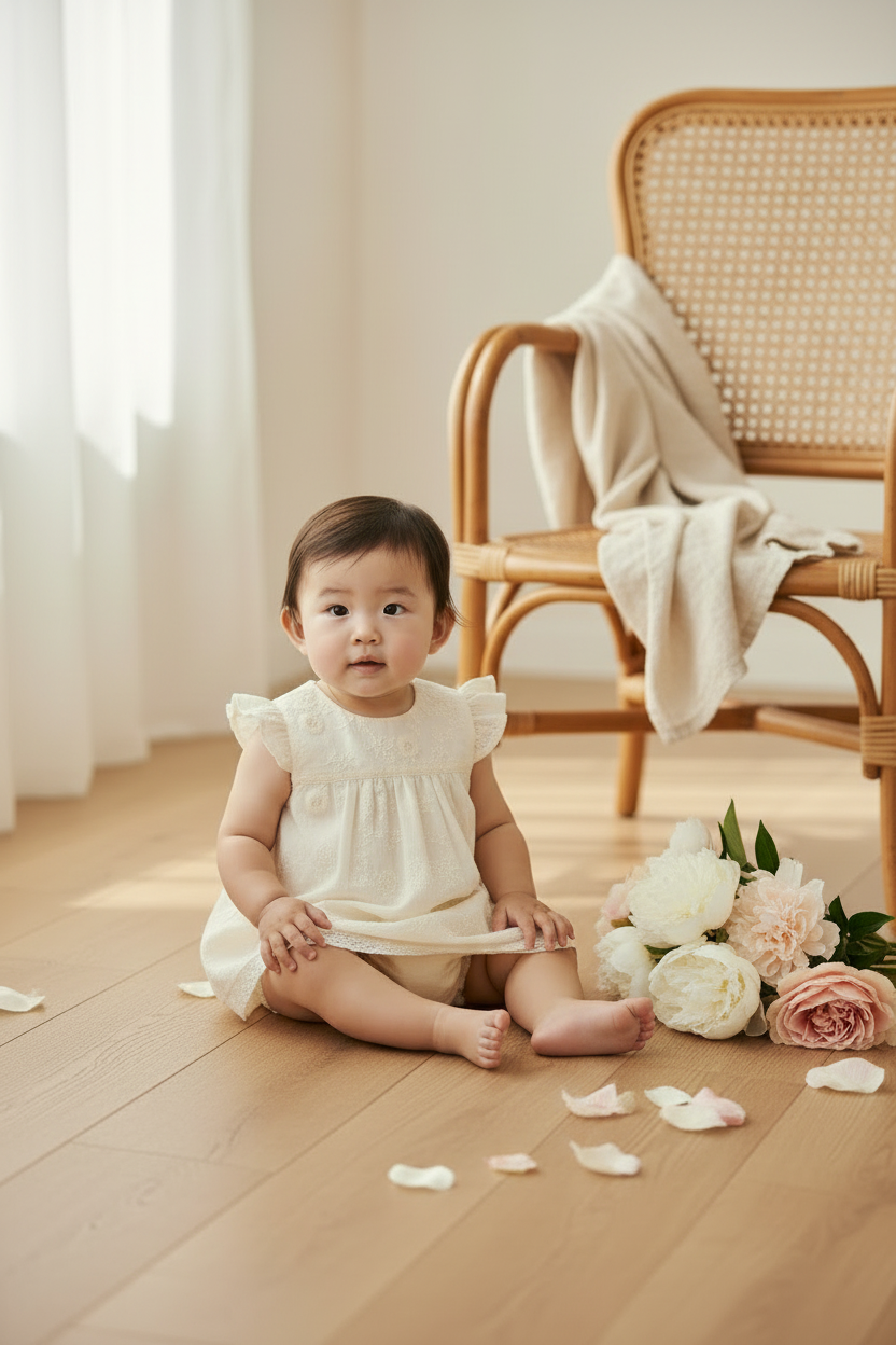 Ivory Dress Elegant Details