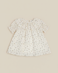 Professional cream floral muslin dress product photo