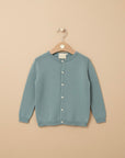 Girls' Sage Blue Knit Cardigan