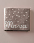 Star-print Knitted Baby Blanket